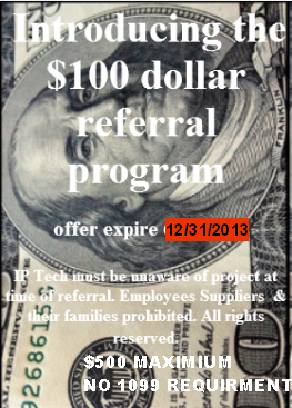 $100 REFERRAL PROGRAM